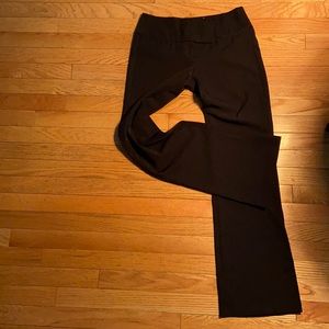 Juniors size S black dress pants, low waist wide leg